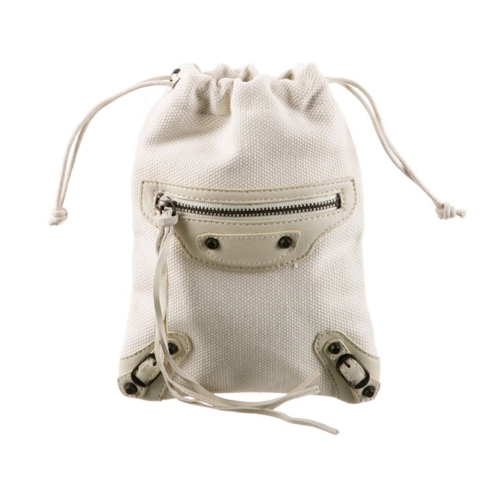 Balenciaga Motocross Drawstring Cosmetic Pouch